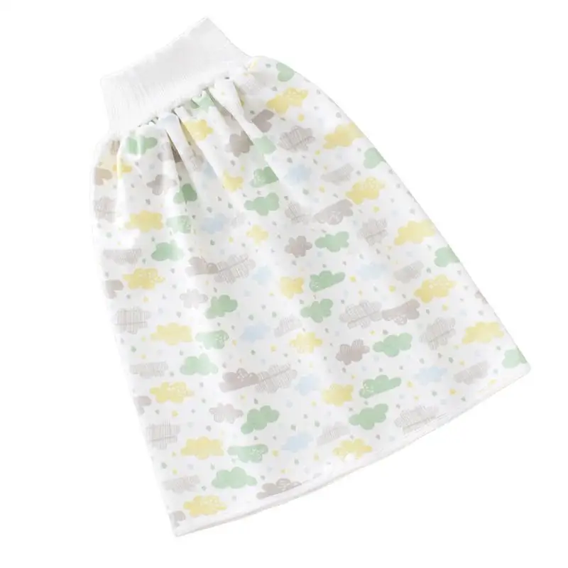 

Baby Diaper Skirts Washable Mattress Cover Cotton Anti Bed-Wetting Baby Cloth Diaper Guards For Boys Girls Night Time Sleeping