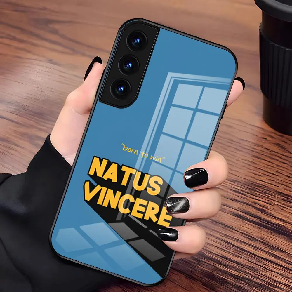 Фото Чехол для игрового телефона N-Natus V-Vincere для Samsung S26 S25 Plus S20 S20 Plus S22 Ultra S23 FE S21 Plus S21 Ultra, стеклянная крышка №4