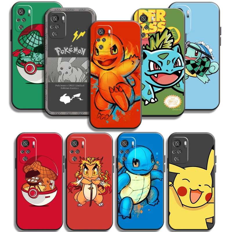 

Pokemon Pikachu Phone Cases For Xiaomi Redmi 7 7A 9 9A 9T 8A 8 2021 7 8 Pro Note 8 9 Note 9T Carcasa Back Cover Coque Soft TPU