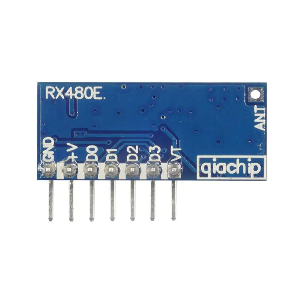 Rx480e-4ch модуль декодирования, Радиочастотное реле с самоблокировкой для супергетеродинного модуля беспроводного приемника 433 МГц, беспроводное декодирование «сделай сам»