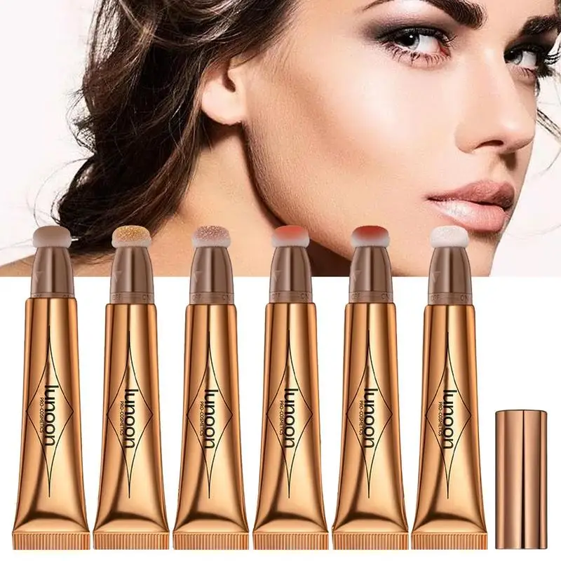

Liquid Highlighter Glow Makeup 6colurs Smooth Brighting Liquid glitter Highlighter Bronzer Contouring Set Long Lasting For Girls