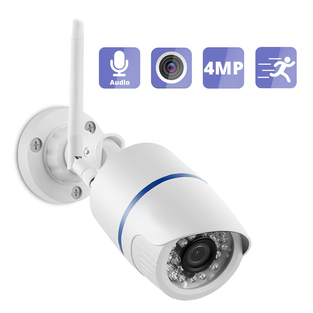 

IP-камера наружная беспроводная с поддержкой Wi-Fi, 4 МП, 1080P