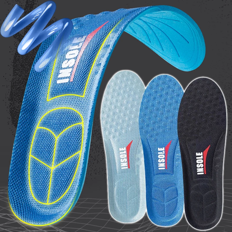 4pcs Memory Foam Insoles for Shoes Sole Deodorant Breathable Cushion Running Insoles for Feet Man Women Orthopedic Shoes Sole