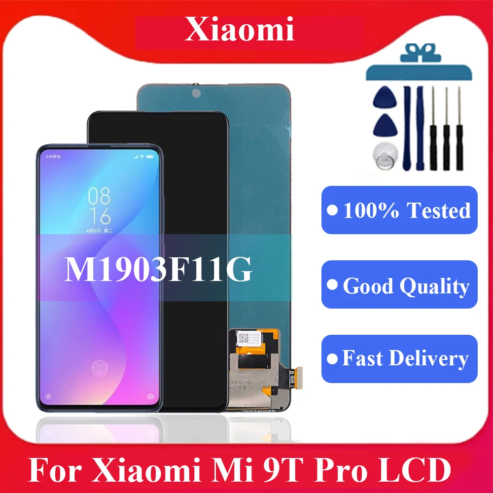 

6.39 inch For Xiaomi Mi 9T Pro Lcd Display Touch Screen Digitizer Assembly Replacement For Xiaomi Mi 9T Pro M1903F11G Lcd Displa