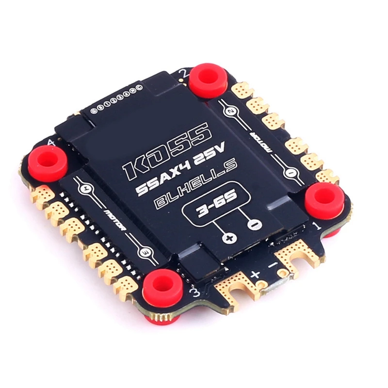 KO55 55A 3-6S бесщеточный ESC 4 в 1 Blheli S Dshot600 30 5X30 5 мм для RC FPV Racing дронов фристайла