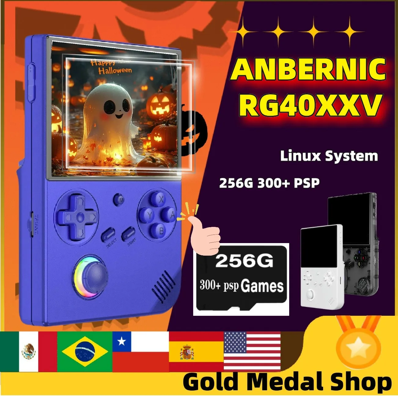 ANBERNIC RG 40XXV Ретро портативная игровая консоль RG40XXV видеоигровая с поддержкой