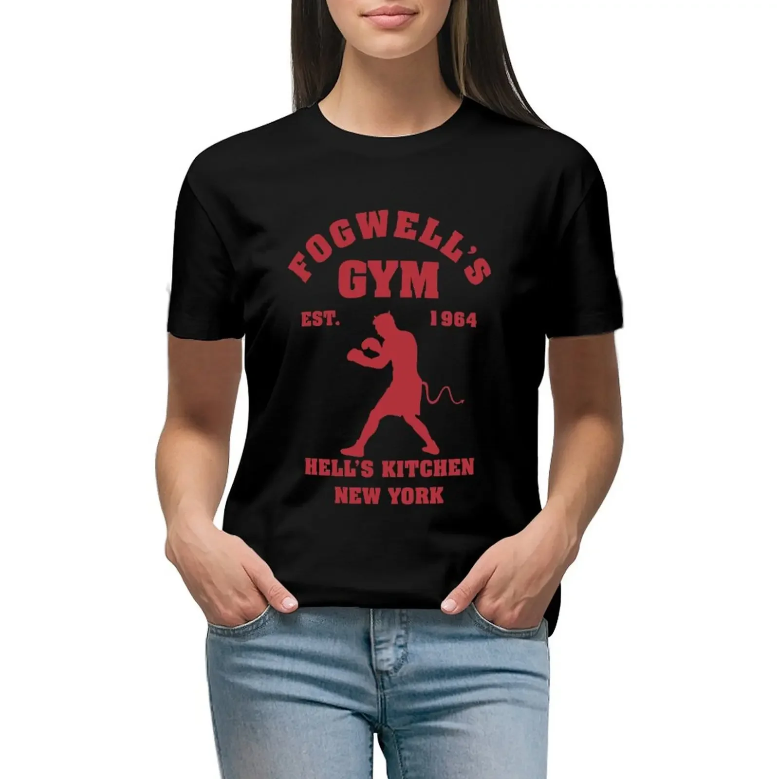 Футболка Fogwell's Gym Box the Devil рубашка с животным принтом для девочек топы больших