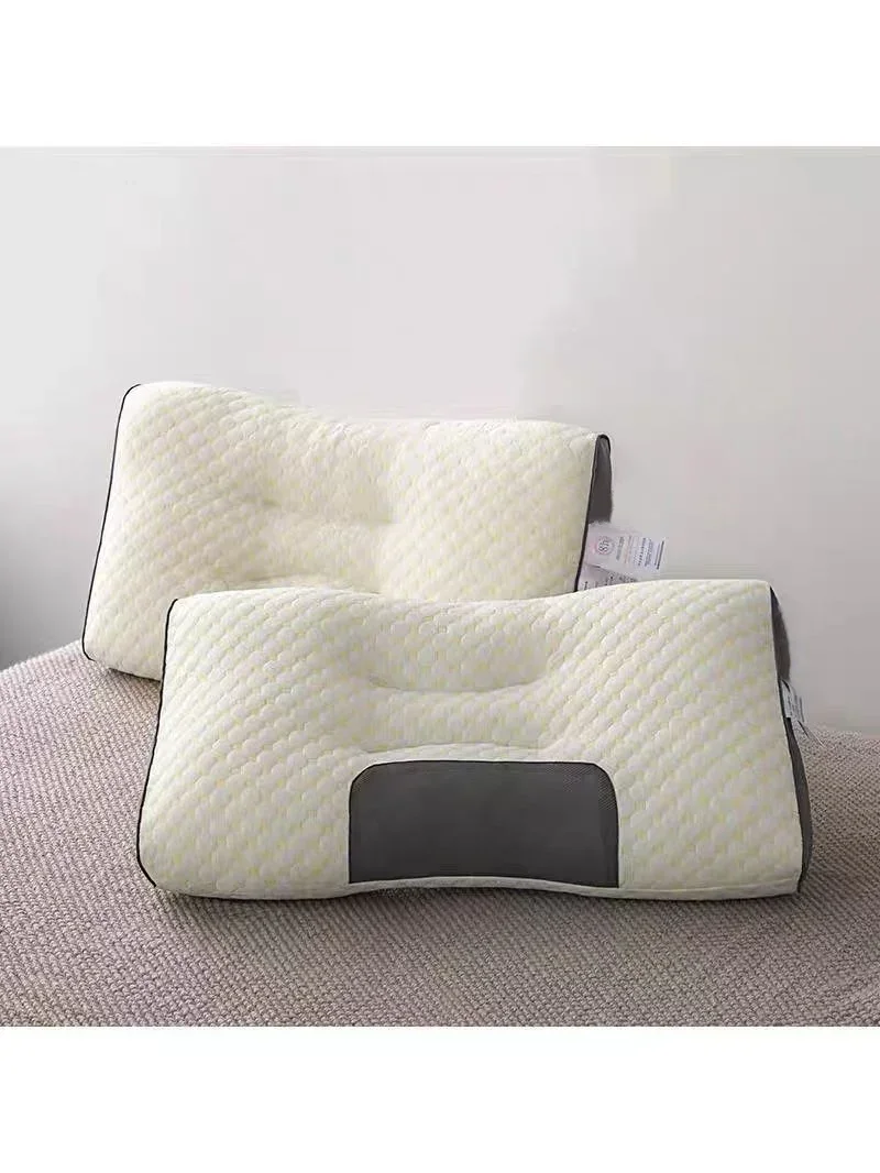 Подушка для массажа шеи сна домашняя Ортопедическая подушка соевое волокно спа