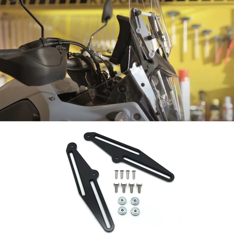 

Motorcycle Windshield Adjusters Bracket Windscreen Holder Kit For Yamaha Tenere700 XT700Z 2019-2022