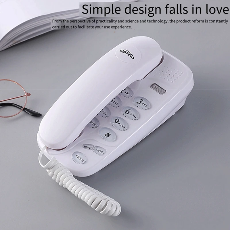 HOT-KXT-580 большая кнопка проводной телефон настенный машина для поддержки или