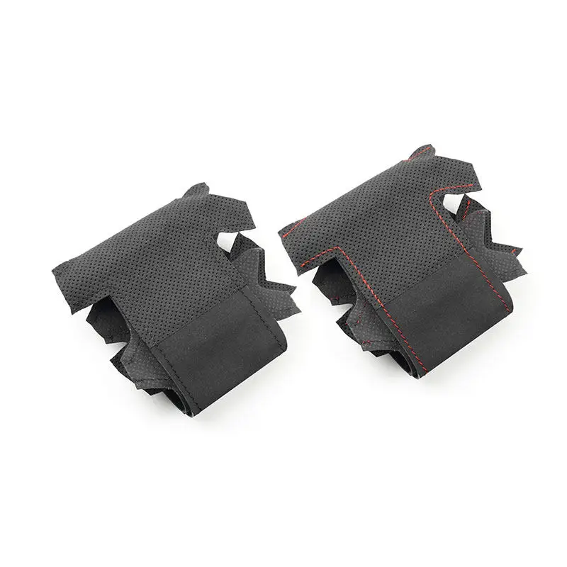 Для Audi A3 8P Sportback A4 B8 A5 8T A6 C6 A8 D3 Q5 8R Q7 4L 4-спицы с кнопкой Чехол на руль автомобиля