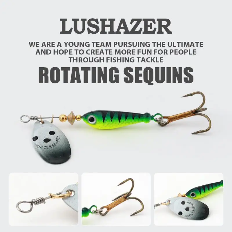 

Biomimetic Decoy Three Hooks Eddy-current Design Three Hook Design Anti-oxidation A Variety Of Bionic Swimming Style Design Bait