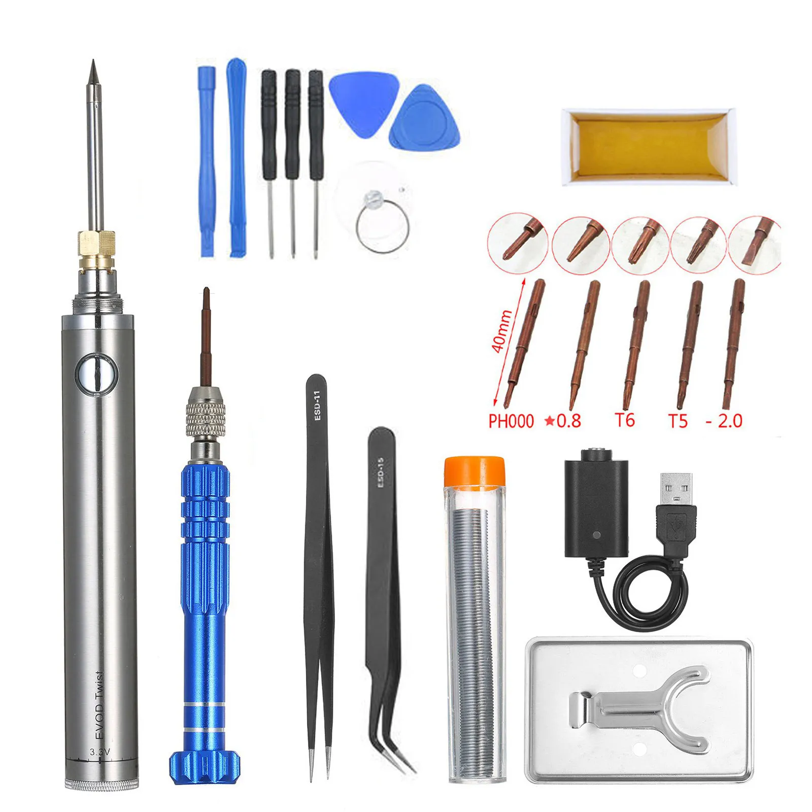 

Паяльник H0, беспроводной портативный мини-аккумулятор, 5 В, 8 Вт, с Usb-разъемом, сварочное оборудование