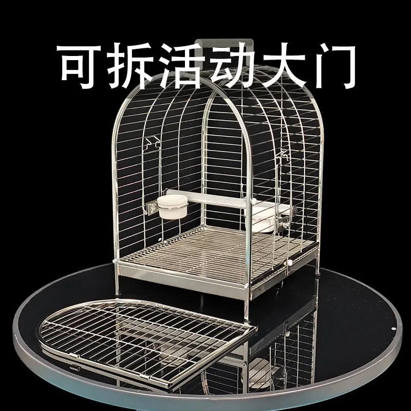 Специальная прогулочная клетка для серого попугая с большой роскошной