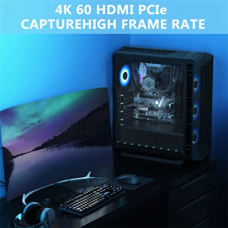 Профессиональная Карта видеозахвата 4K карта захвата PCI-E для коммутатора/PS5 //