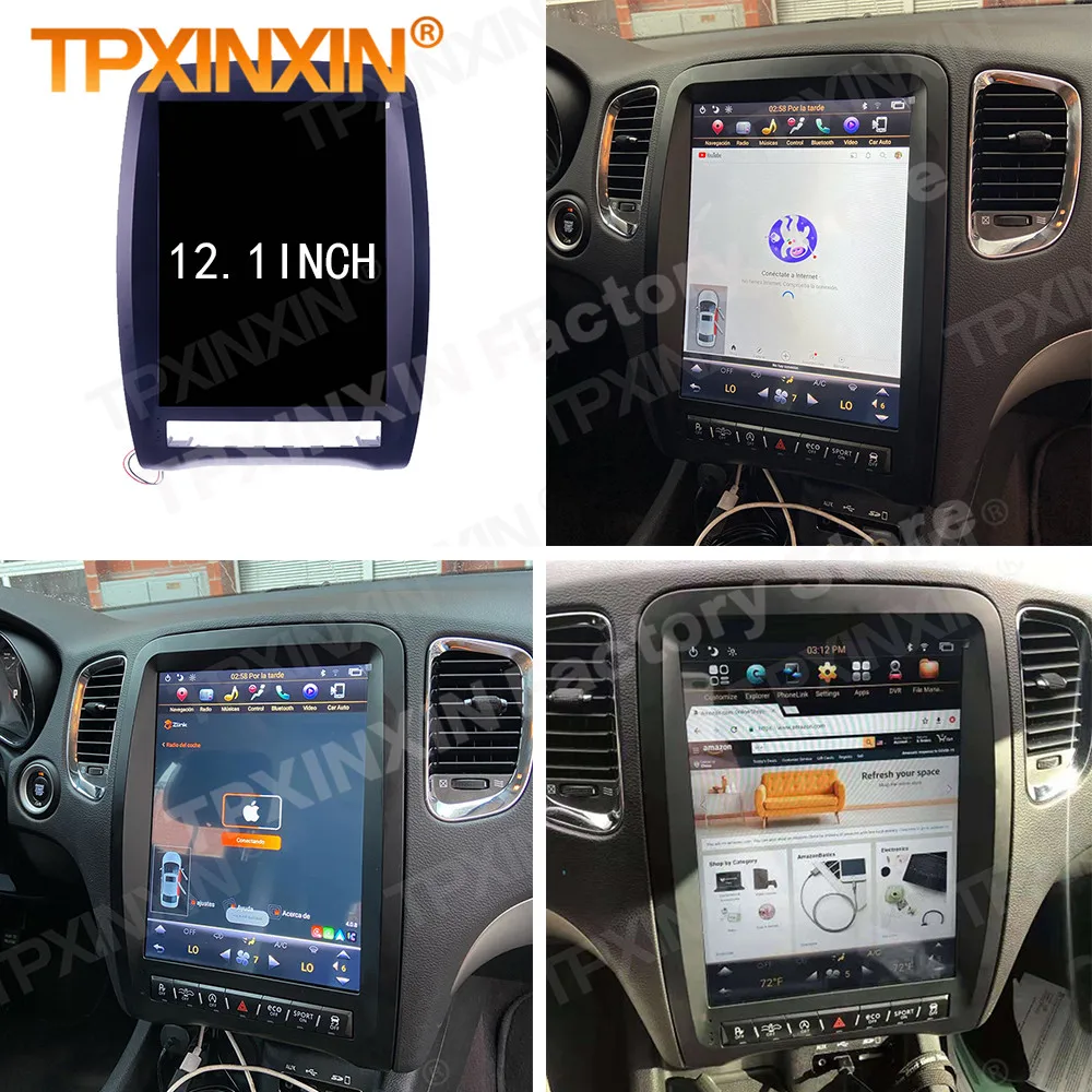 

Android 9,0 Tesla Мультимедиа Стерео для Dodge Durango 2012 2013 2014 2015 2016 2017 2018 2019 Navi видео аудио радио головное устройство