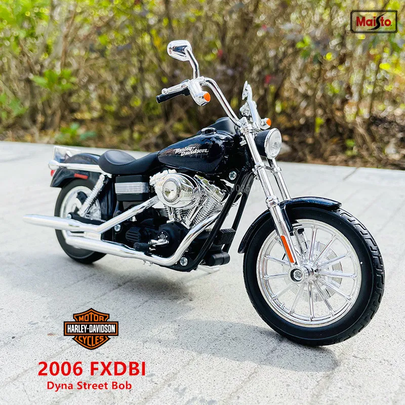 

Мотоциклетный аксессуар Maisto 1:12 harley 2006 FXDBI Dyna Street Bob, коллекционные хобби
