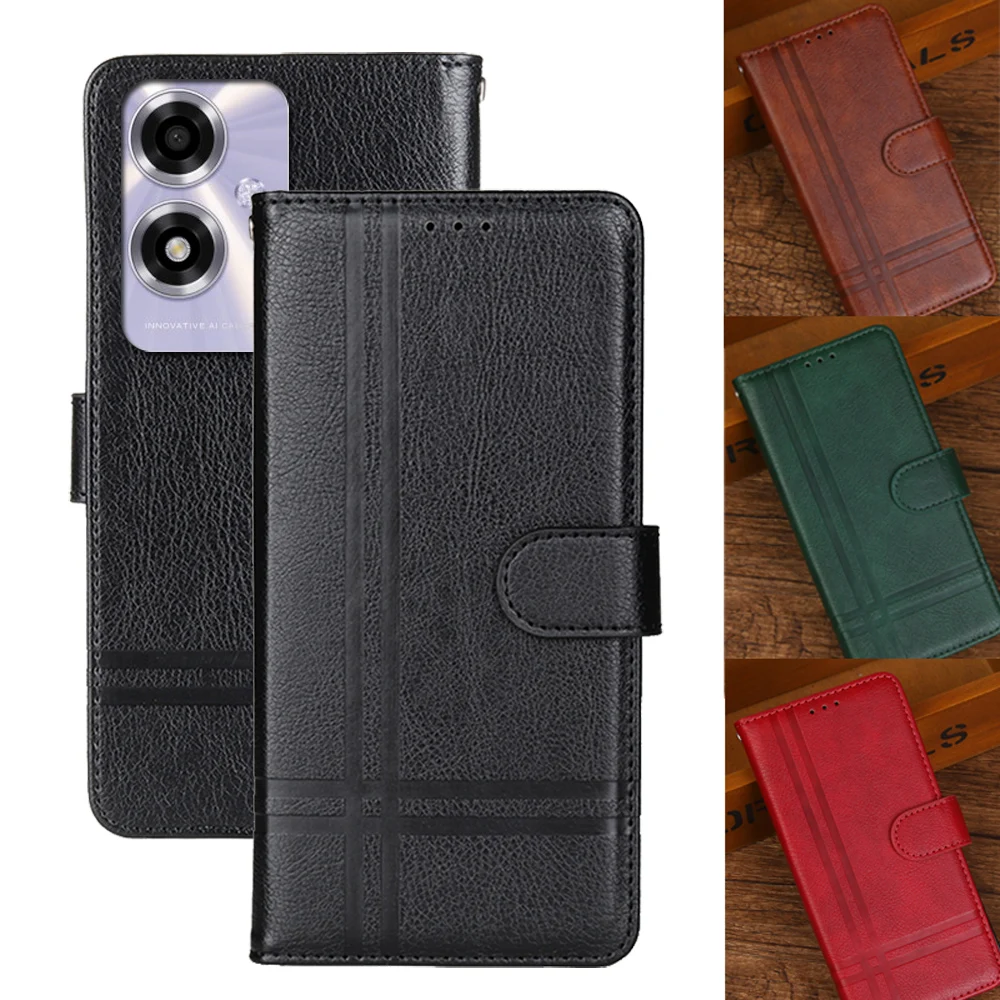 Для OPPO A2m 5G Роскошный кожаный противоударный чехол-кошелек для карт Magsafe A 2 м OPPOA2m