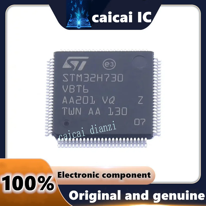 

10-2PCS/LOT STM32H730VBT6 STM STM32H STM32H730 STM32H730VB STM32H730VBT MCU LQFP-100 Integrated Circuits Microcontroller IC
