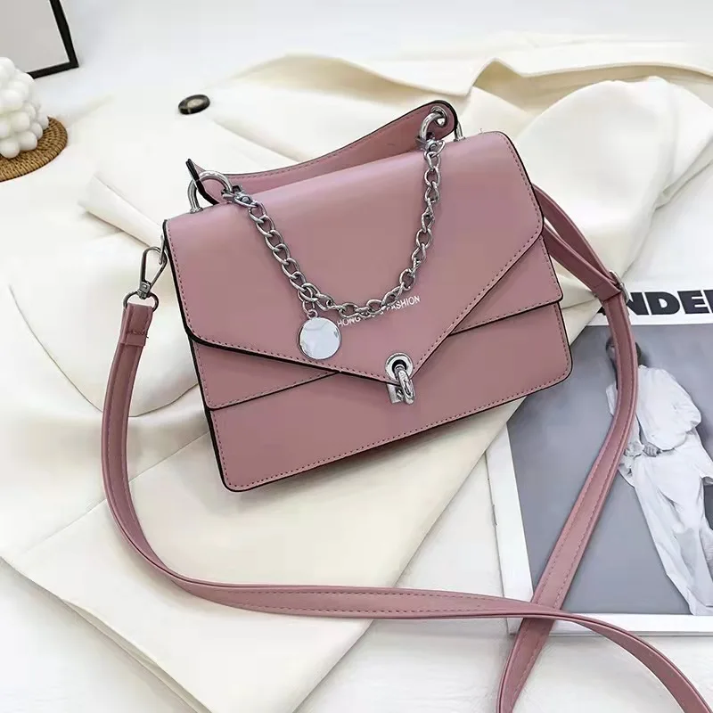 

Summer Women's Solid Color Small Square Bag 2022 Designer Luxury Brand Handbag Girl Casual Shoulder Bag New Fashion Lmess