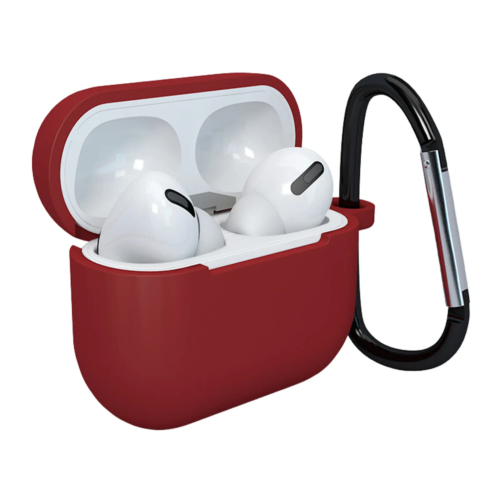 

Защитный чехол для Airpods4, модный силиконовый чехол для наушников с металлическим крючком