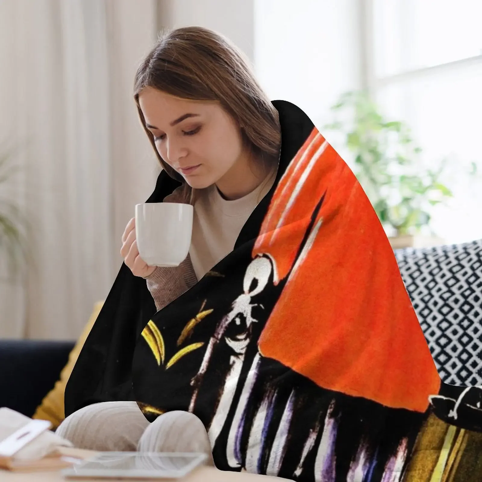 Рыбак в красной рубашке Нико Пироман 1908 Репродукция Одеяло Naive Art Роскошные