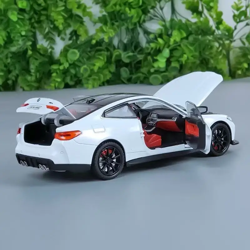 1:24 BMW M4 IM спортивный автомобиль из сплава литая под давлением металлическая шкала