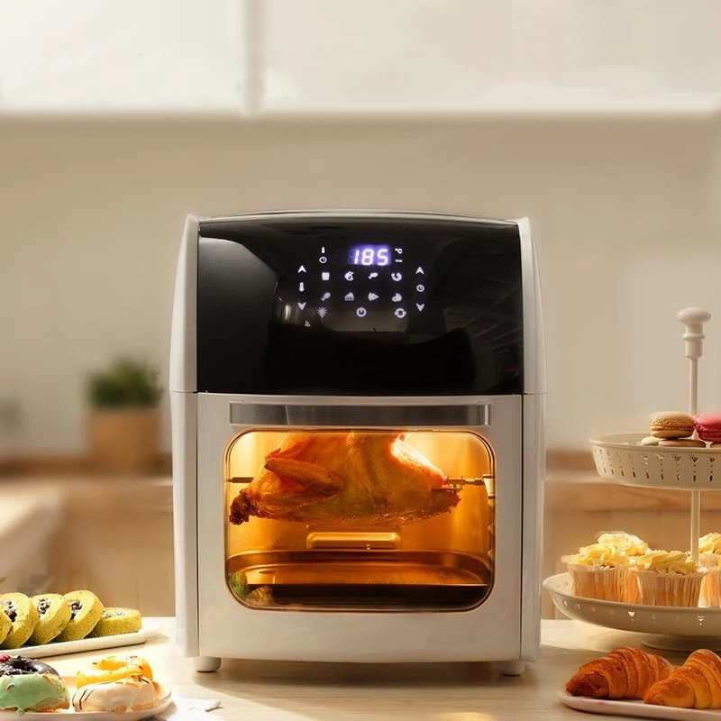 

10L Air Fryer Multi-function Oven Electric Stove Oil-free Electric Fryer Food Dryer LED Digital Touch Screen Induction Cooker