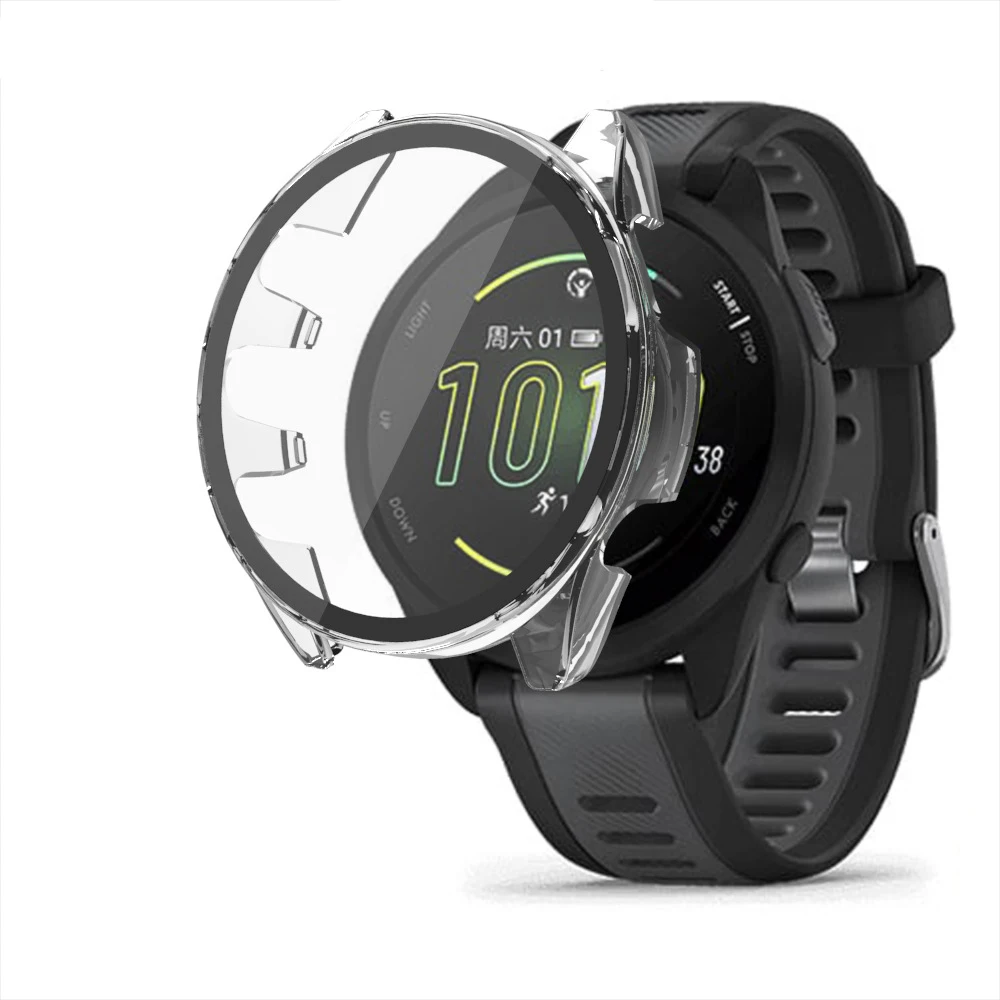 Защитная пленка для экрана с жесткими краями смарт-часов рамка Garmin Forerunner 165