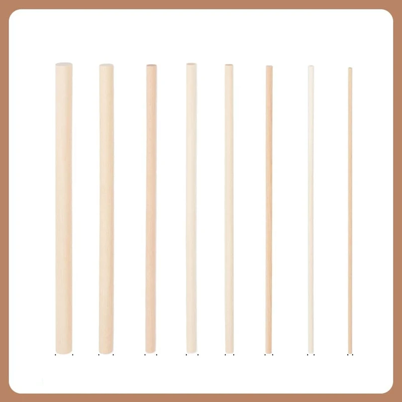 Искусственные Деревянные дюбели разных размеров круглые Буковые деревянные