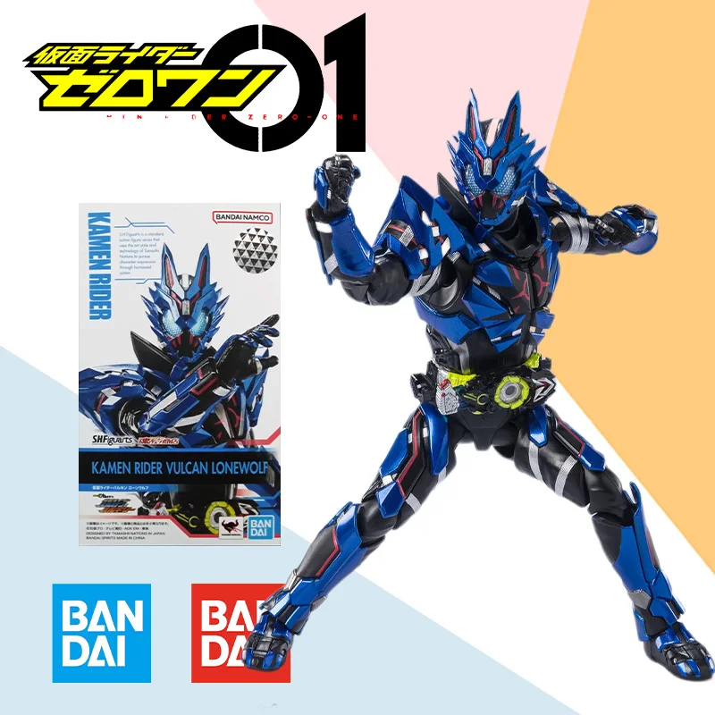 

Оригинальная коробка, Bandai SHF Kamen Rider, вулкан лоневол, аниме, полноразмерная фигурка, Готовая модель, игрушка, подарок для детей