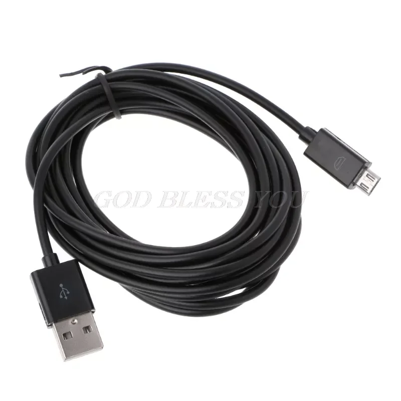 

3 Meter Micro USB Charge Charging Power Cable For PS4 Xbox One Controllers Drop Shipping