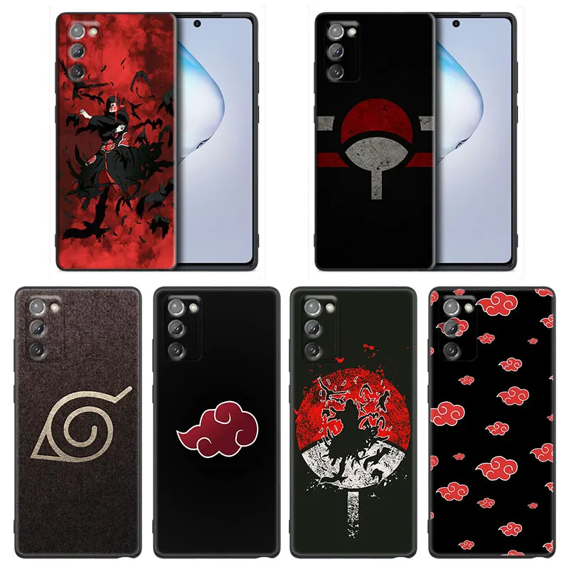 

Akatsuki Itachi Uchiha Anime For Samsung Galaxy Note 8 9 10 Lite 20 Ultra Case For Samsung M52 M22 M32 M12 F62 Soft Cover Naruto