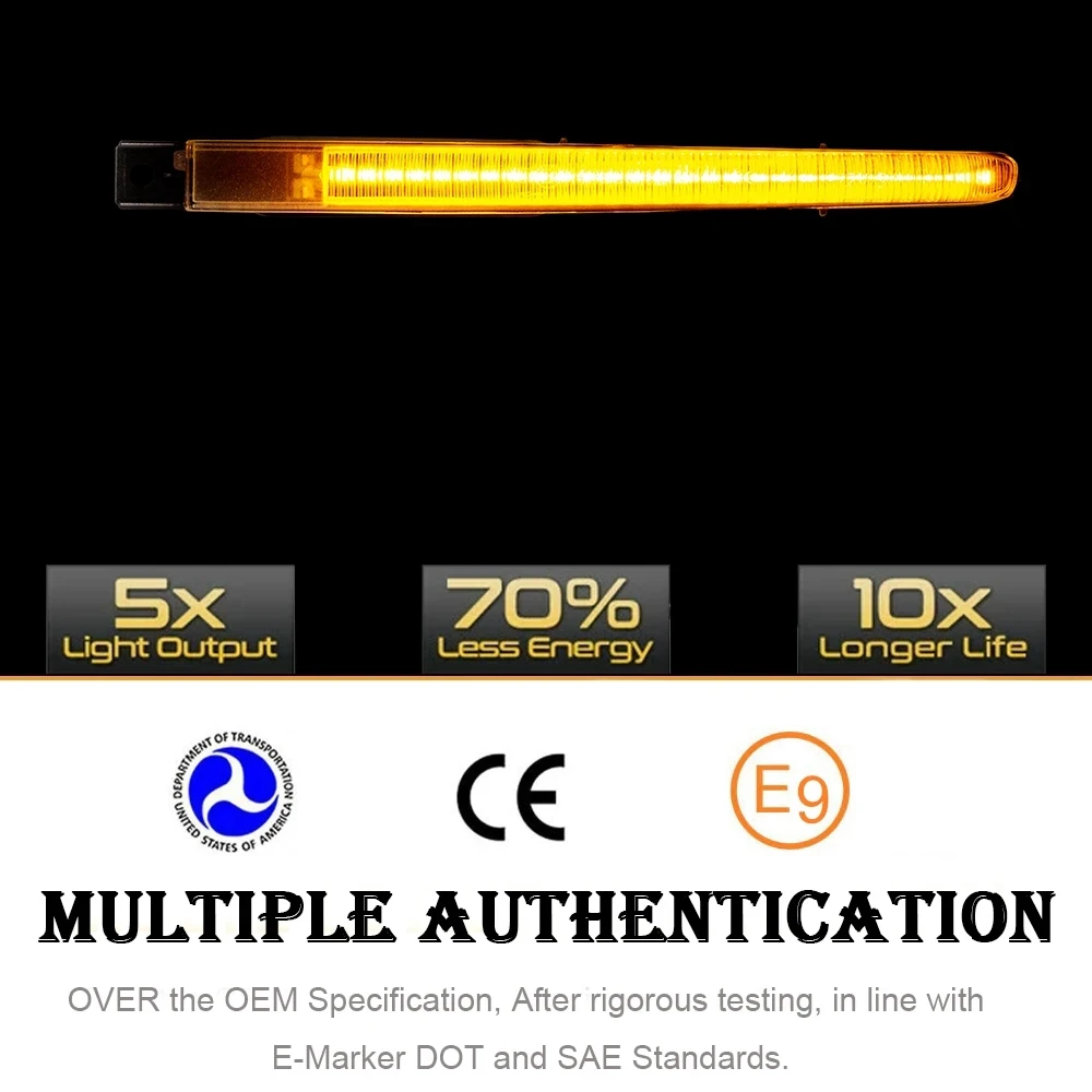 Последовательный светодиодный указатель поворота для BMW 5 Series F10 M5 FV91 FV92 FV93 10-17