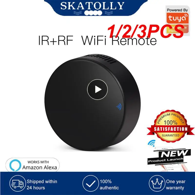 

1/2/3PCS Tuya IR WiFi Remote Control Smart Universal Infrared RF Control for TV DVD AUD Works with Alexa Home Alice
