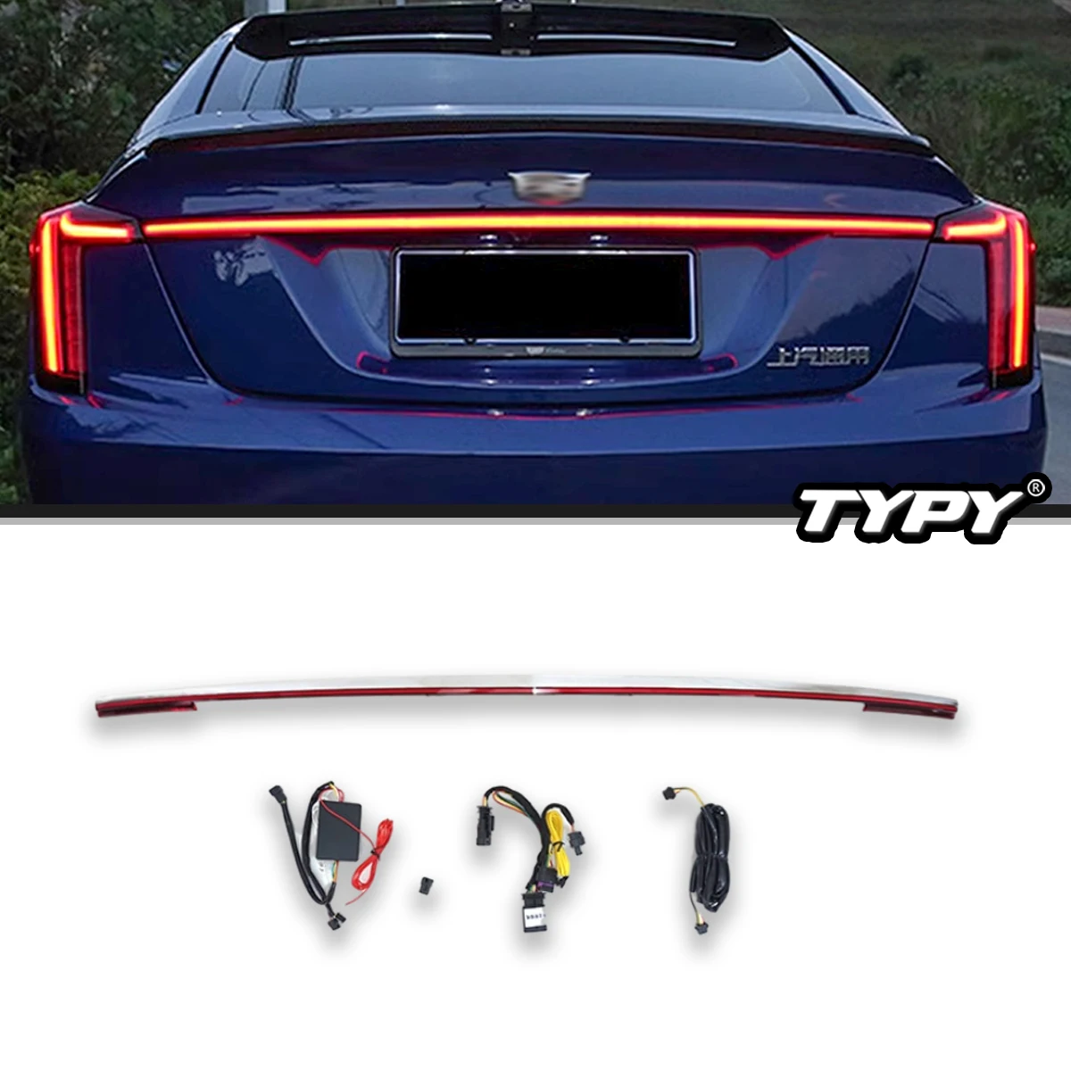 Автомобильные фары TYPY для Cadillac CT5 CT6 задний фонарь 2020-2023 светодиодный проектор