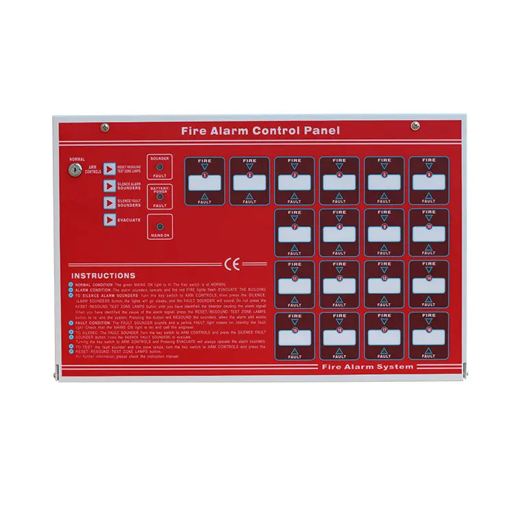 

USAFE 2-Zones Conventional Fire . Control Panel with CE Approval