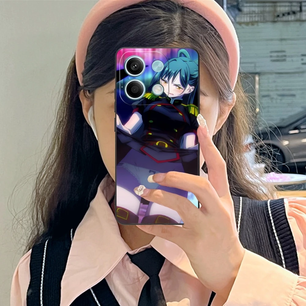 Телефонный чехол с цепочкой солдатиком Himari Azuma для Xiaomi Redmi Note 13 12 11 10 9 8 7 6 S A Pro Lite Plus