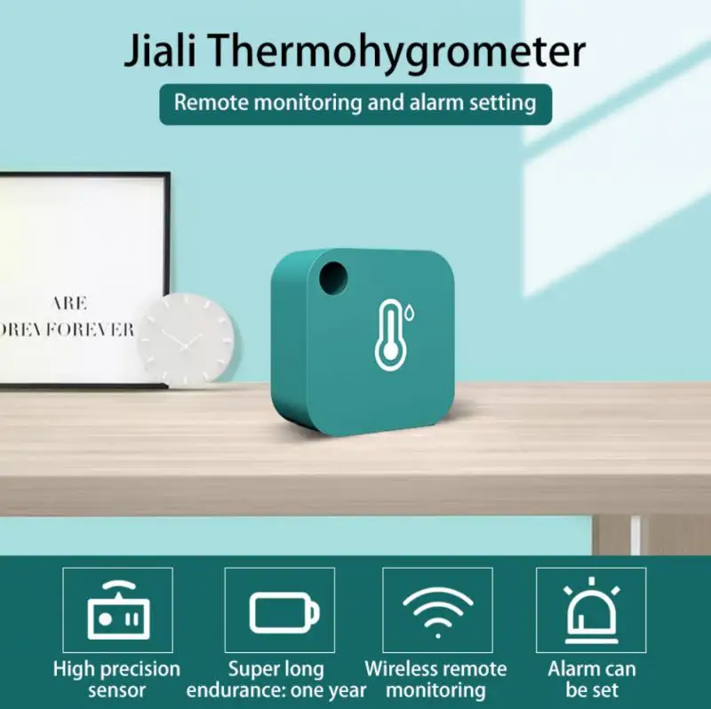 

Jaalee JHT Temperature/Humidity/Dewpoint/VPD Sensor Thermometer/Hygrometer Logger Export Monitor Refrigerator Freezer Fridge