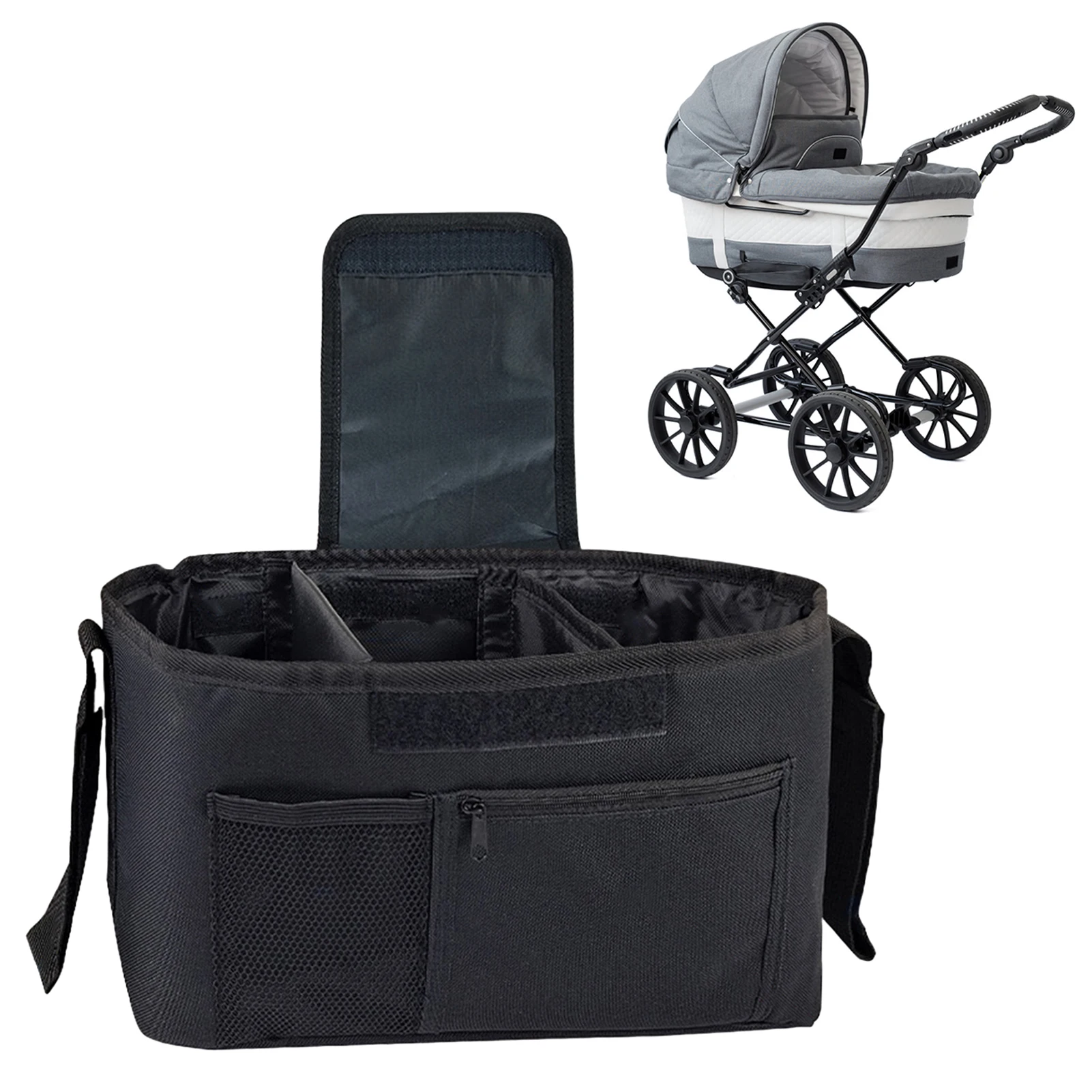 

Cart Storage Bag For Stroller Clothes Storage Bins For Men And Women Oversized Storage Bag For Christmas Decorations Packing