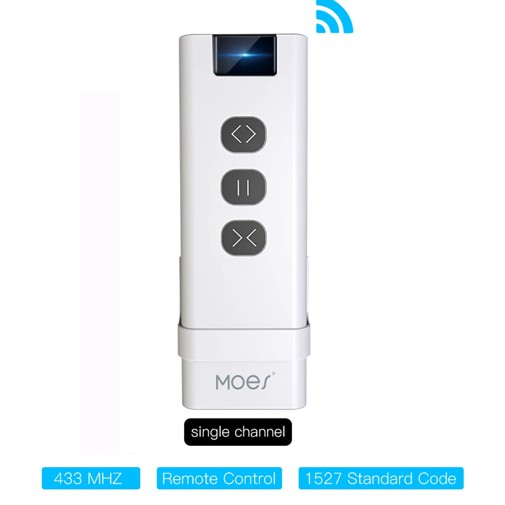 

Moes Tuya WiFi RF433 2,5D дуговой переключатель для штор, стеклянная сенсорная панель для рулонных жалюзи, переключатель умного приложения, беспроводной пульт дистанционного управления alexa