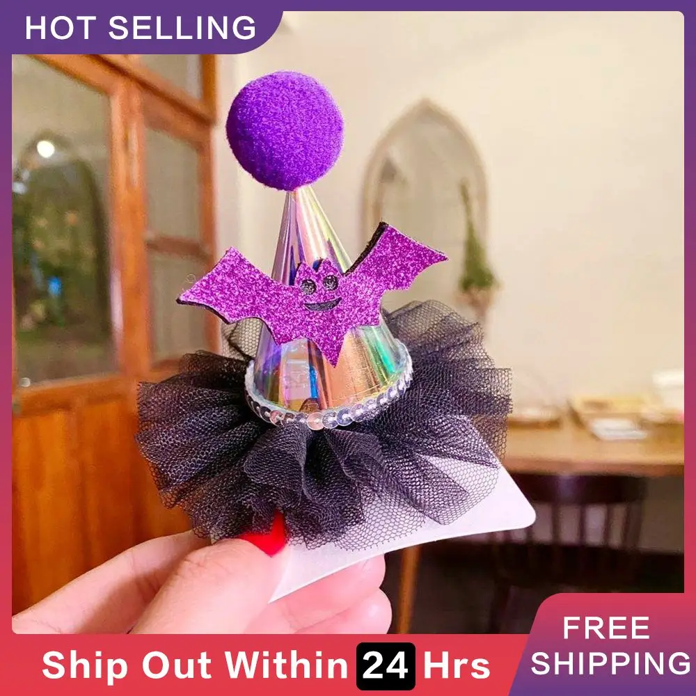 

Детские светящиеся аксессуары для волос, милая шляпа в виде тыквы для Хэллоуина, шпилька для волос, аксессуары для волос, кепка в виде тыквы, зажим для утконоса, светящийся фонарик