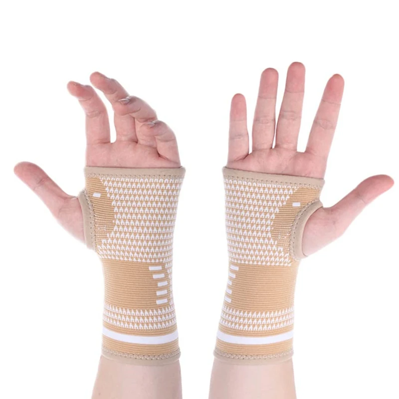 

2pcs/pair Wrist Support Sleeve Lightweight Compression Wrist Sleeve for Wrist Fatigue Relief Wrist Brace Protector for Men Women