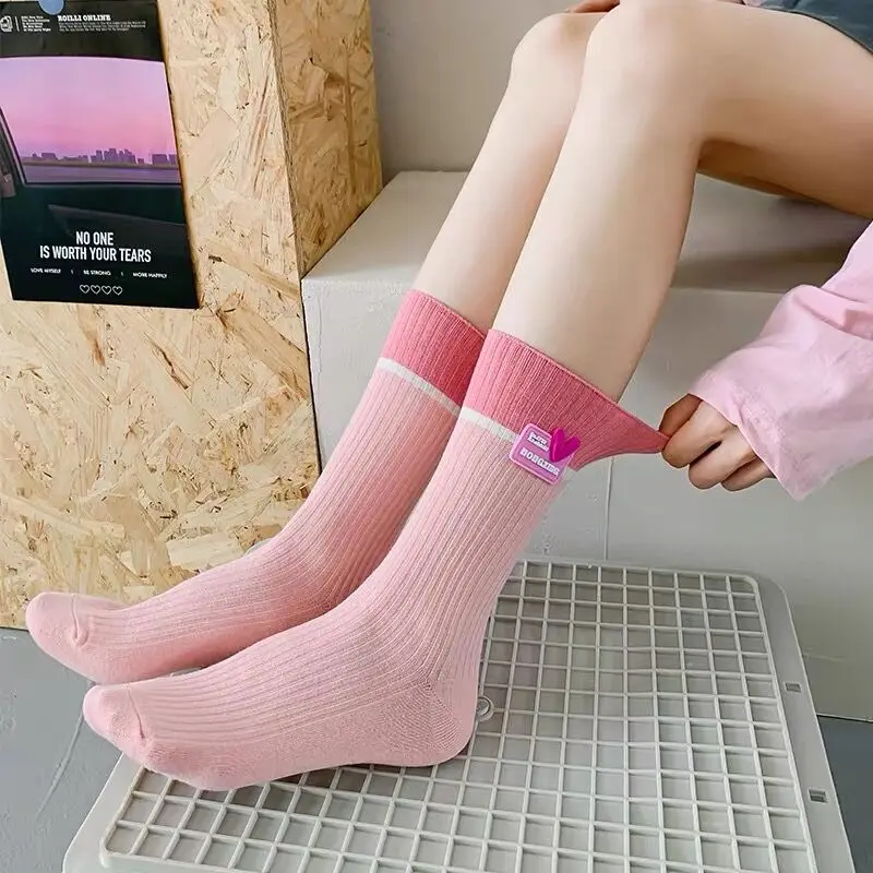 1/4 пары женские носки с надписью Love