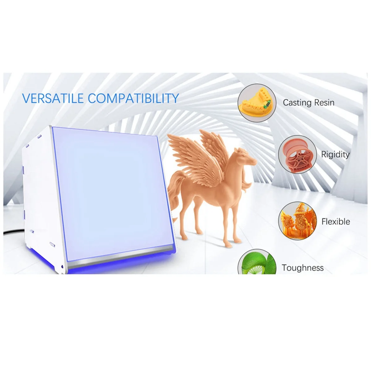 Фотополимерная коробка для 3D-принтера LCD/DLP/SLA DIY 360 нм полимерной фотополимерной