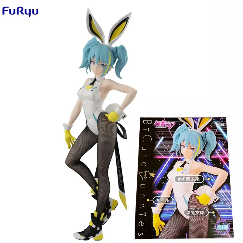 

В наличии FuRyu BiCute Bunny, фигурка HATSUNE MIKU-01 STREET Ver. Аниме фигурки героев Miku Коллекционная модель игрушки для мальчиков подарок