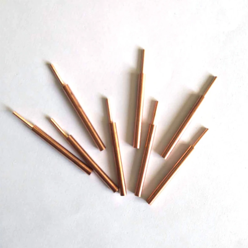 

2 Pieces 18650 Battery Alumina Copper Electrode Head for Polymer Battery Lithium Battery Electrical Work Wear Resistance 87HB