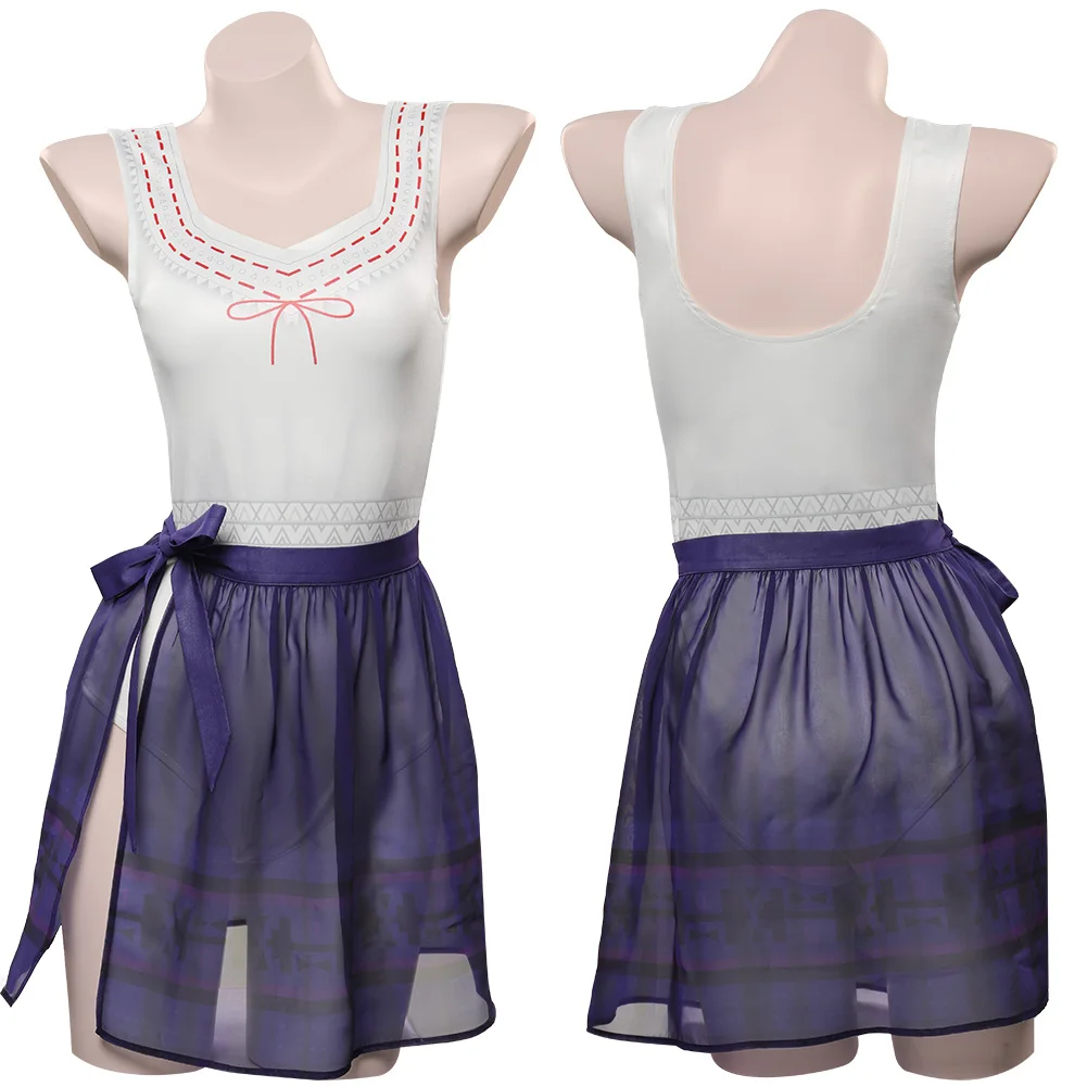 

Luisa Madrigal Swimsuit Cosplay Costume Jumpsuit Skirt Swimwear Outfits Halloween Carnival Suit