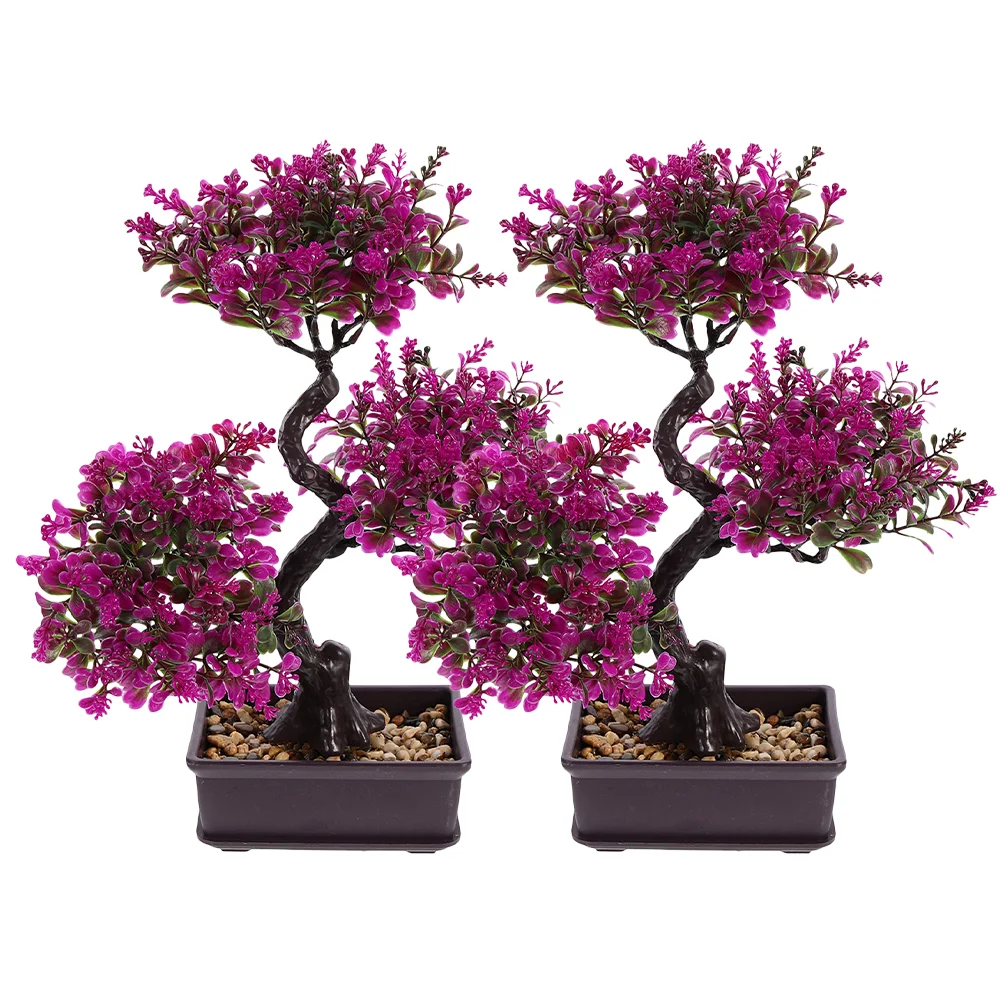 

Bonsai Fake Green Tree Ornament False Statue Artificial Simulation Potted