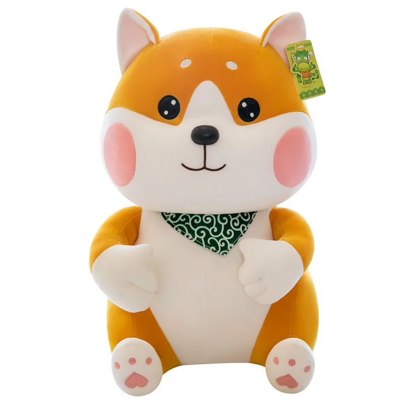 

Cartoon sitting Chaigou doll dog plush toy dog doll pillow Gift Girl pillow